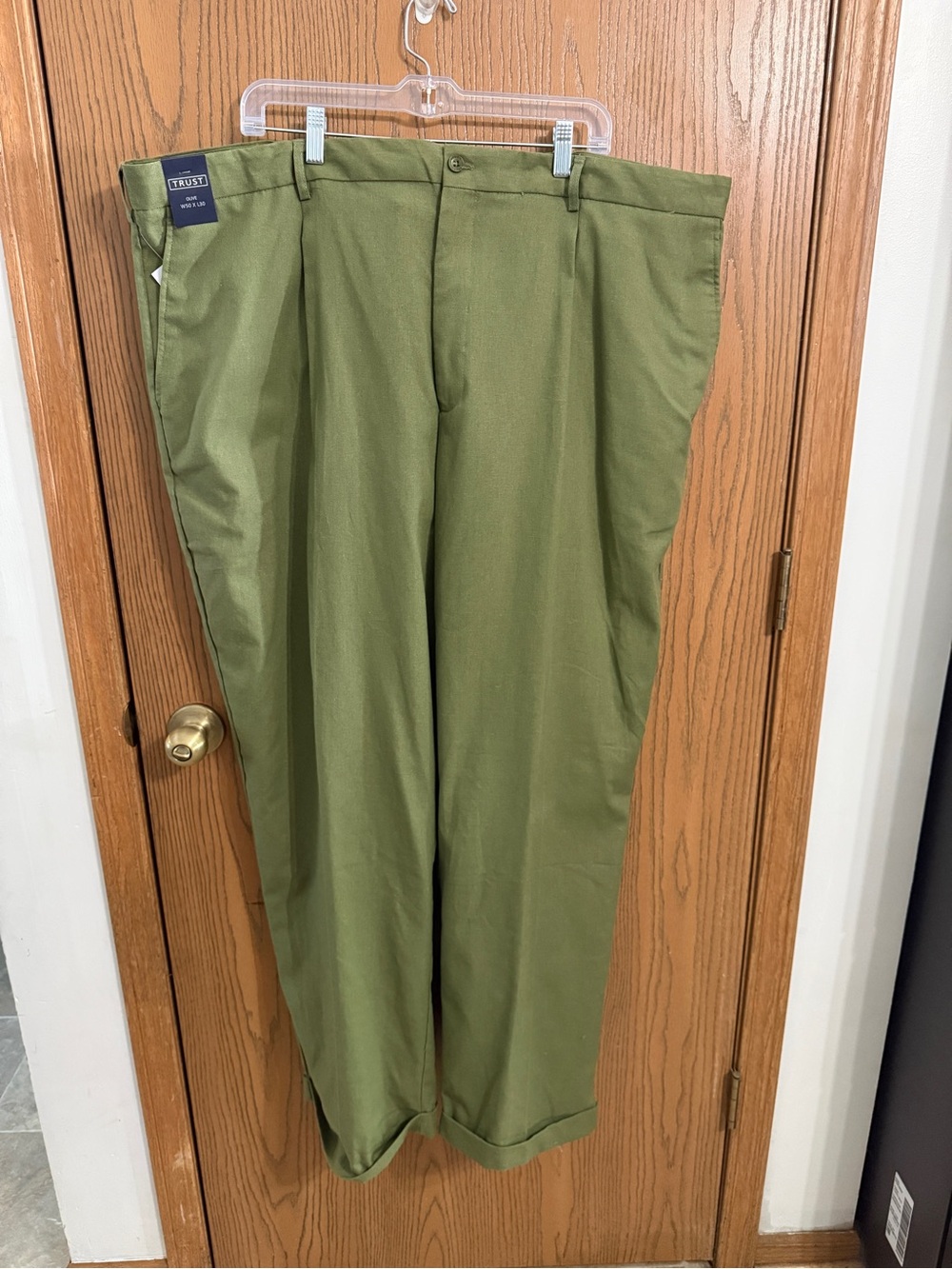 Green Men’s Dress Pants - Trust Brand
